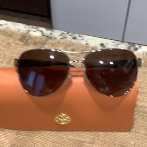 Tory Burch Women’s Aviator Sunglasses